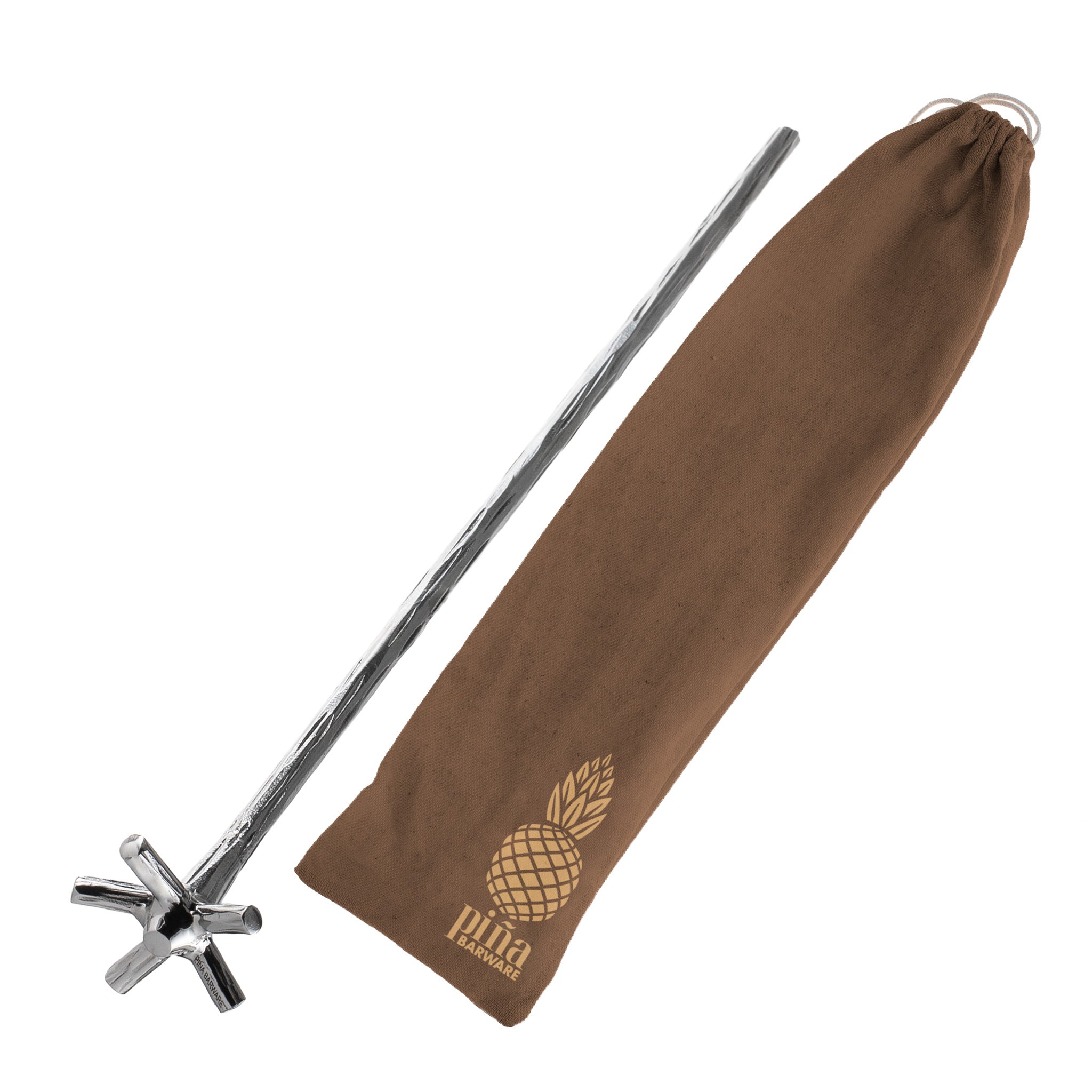 The Piña Swizzle - Handmade Wood-Grain Finish, Narrow Width – Piña