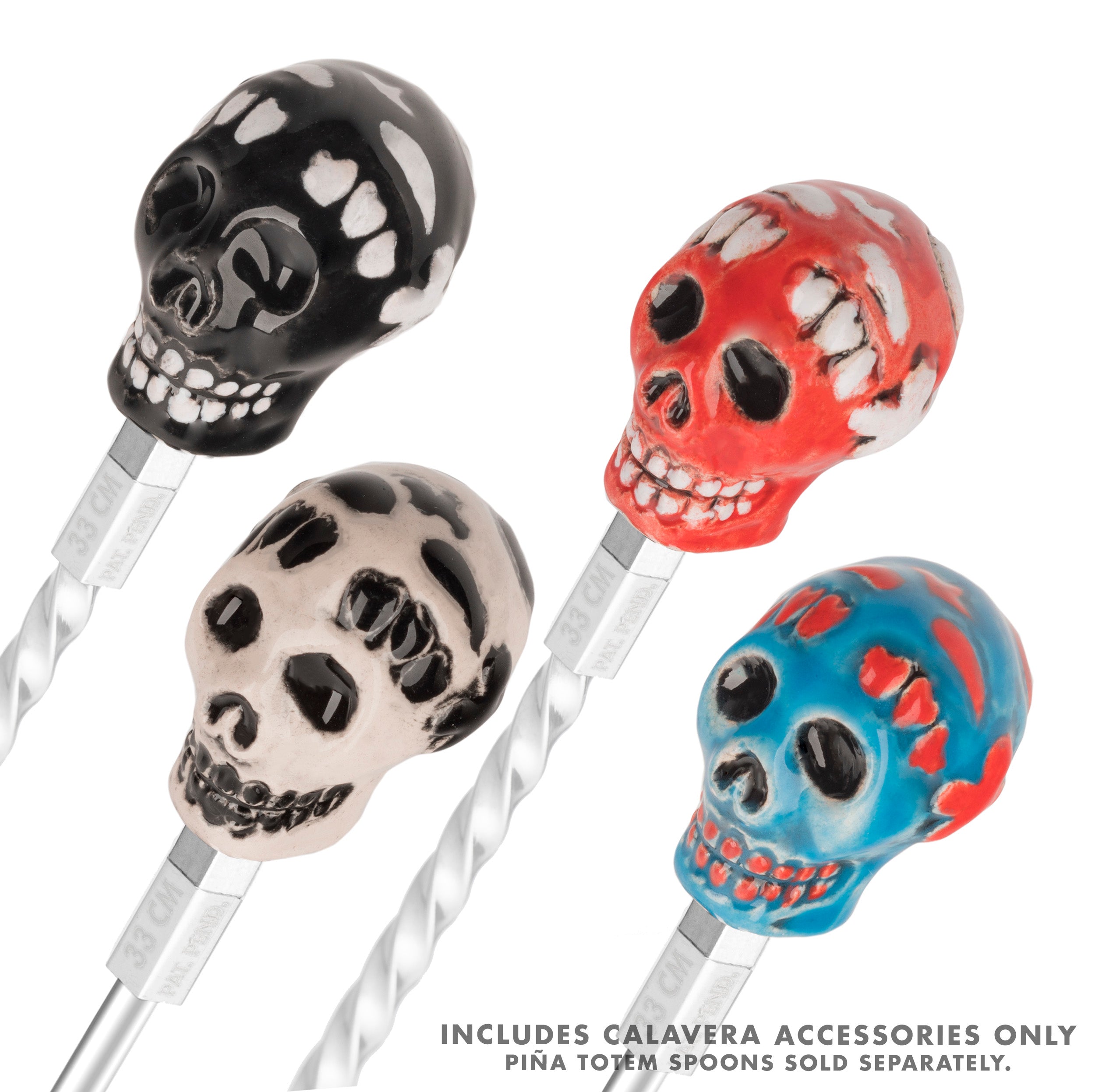 Piña Totem Accessory Only - Handmade Ceramic Calavera