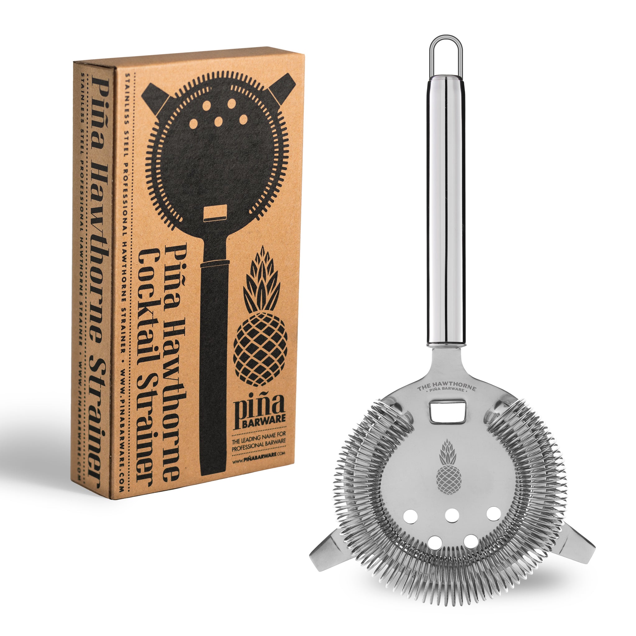 Colino Hawthorne Per Cocktail KIDIA - Acciaio Inox 304 Con Zainetto Per Barman - Foto 4